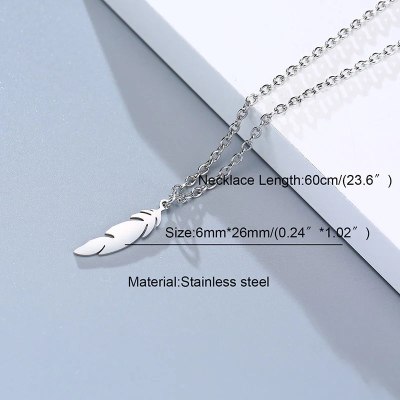 Vnox Simple Casual Necklaces for Men