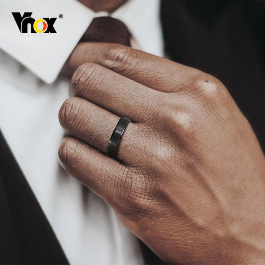 Vnox 5mm Tungsten Band for Men, Women