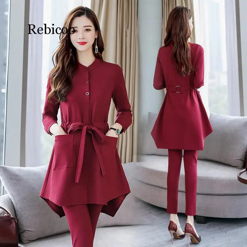 Womens Two Piece Sets Korean