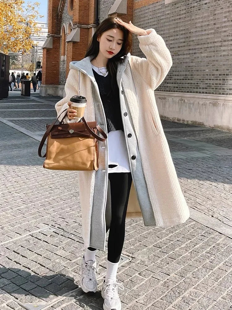 Korean Style Idle Long Cardigan Fashionable Autumn/winter