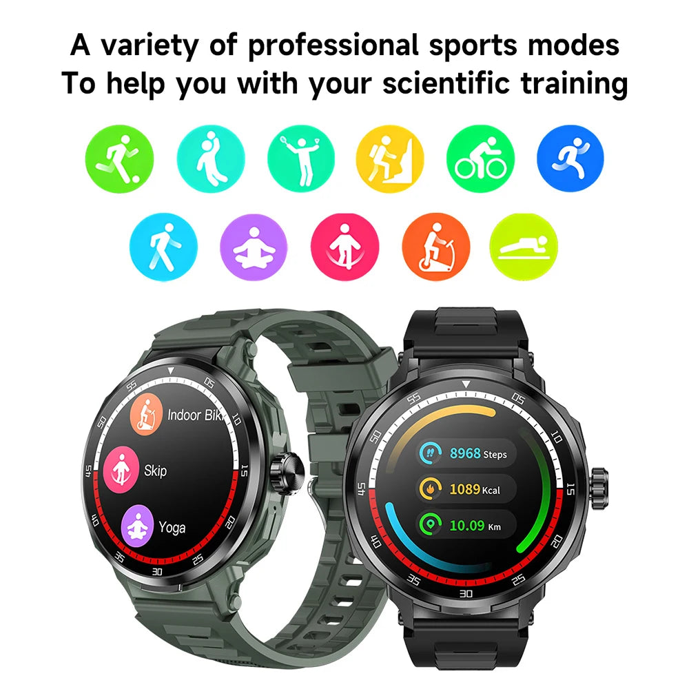 TWS 2 in 1 Full screen touch Smart Watch Bracelet Bluetooth