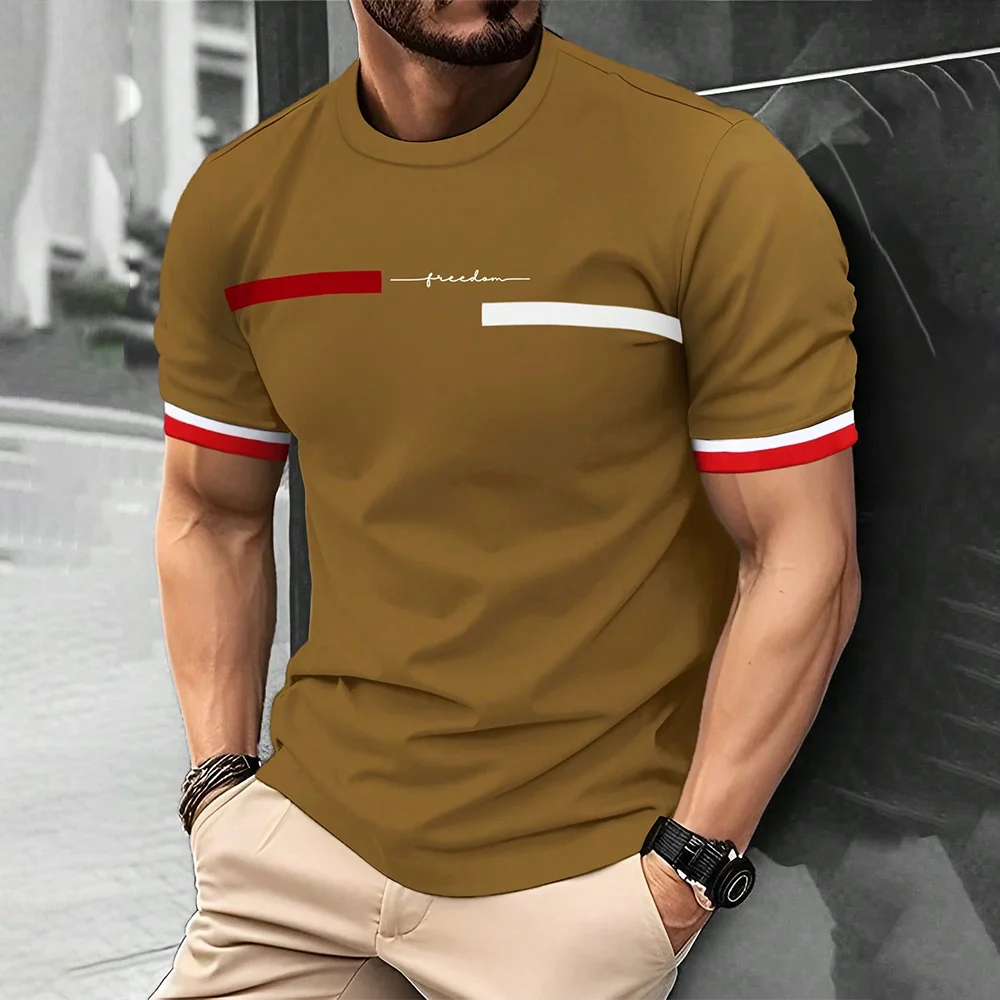 Men's Street T-shirt Summer Men's 3D