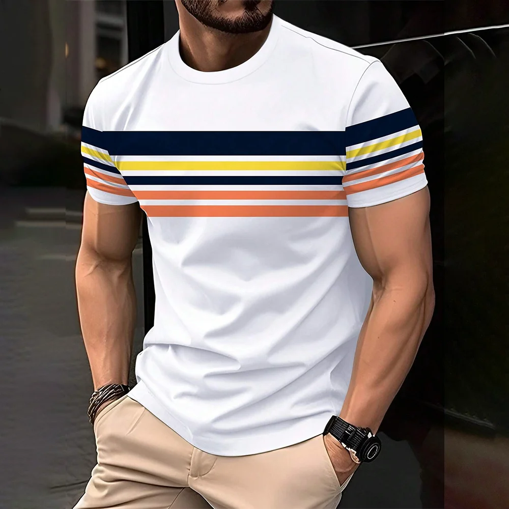 Men's Street T-shirt Summer Men's 3D