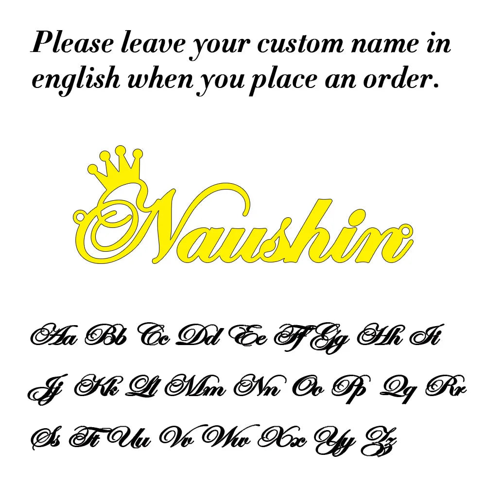 Custom Name Necklace For Women