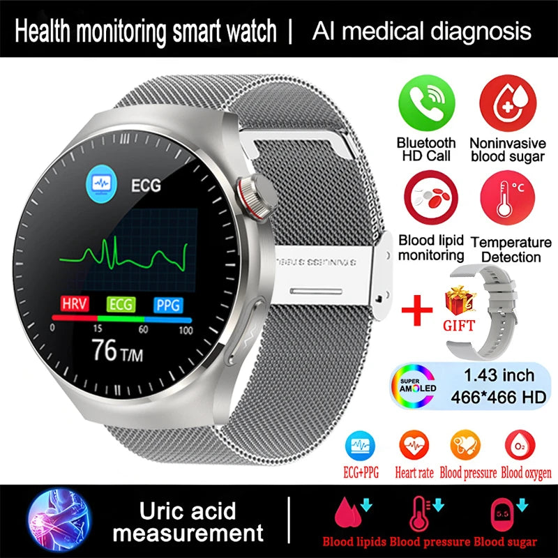 Medical Grade Smart Watch Men Women