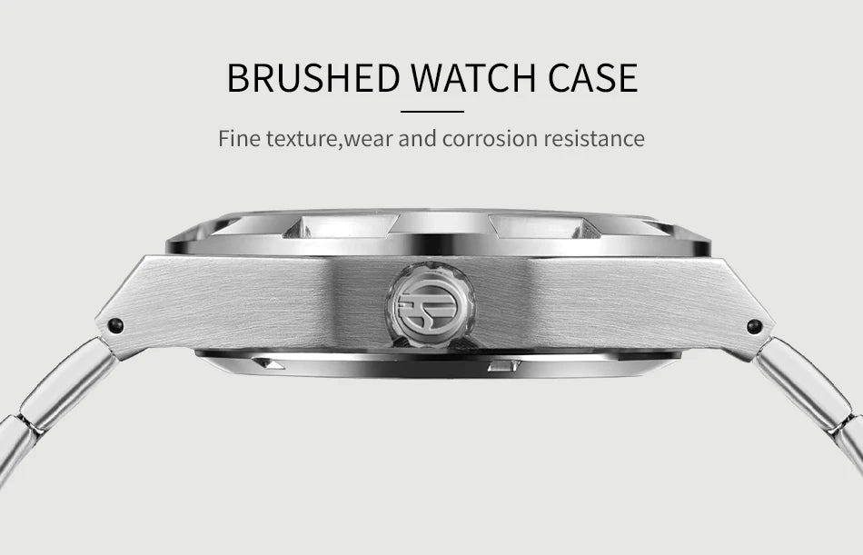 Forsining Design Calendar Automatic Mechanical Men Wristwatch Military Male Clock High End Luxury Brand Waterproof Man Watch