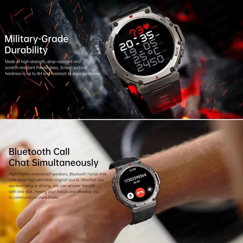 2025 NEW Built-in Dual-band GPS Smart Watch Men