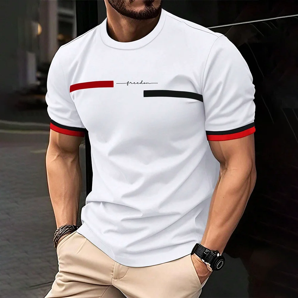 Men's Street T-shirt Summer Men's 3D