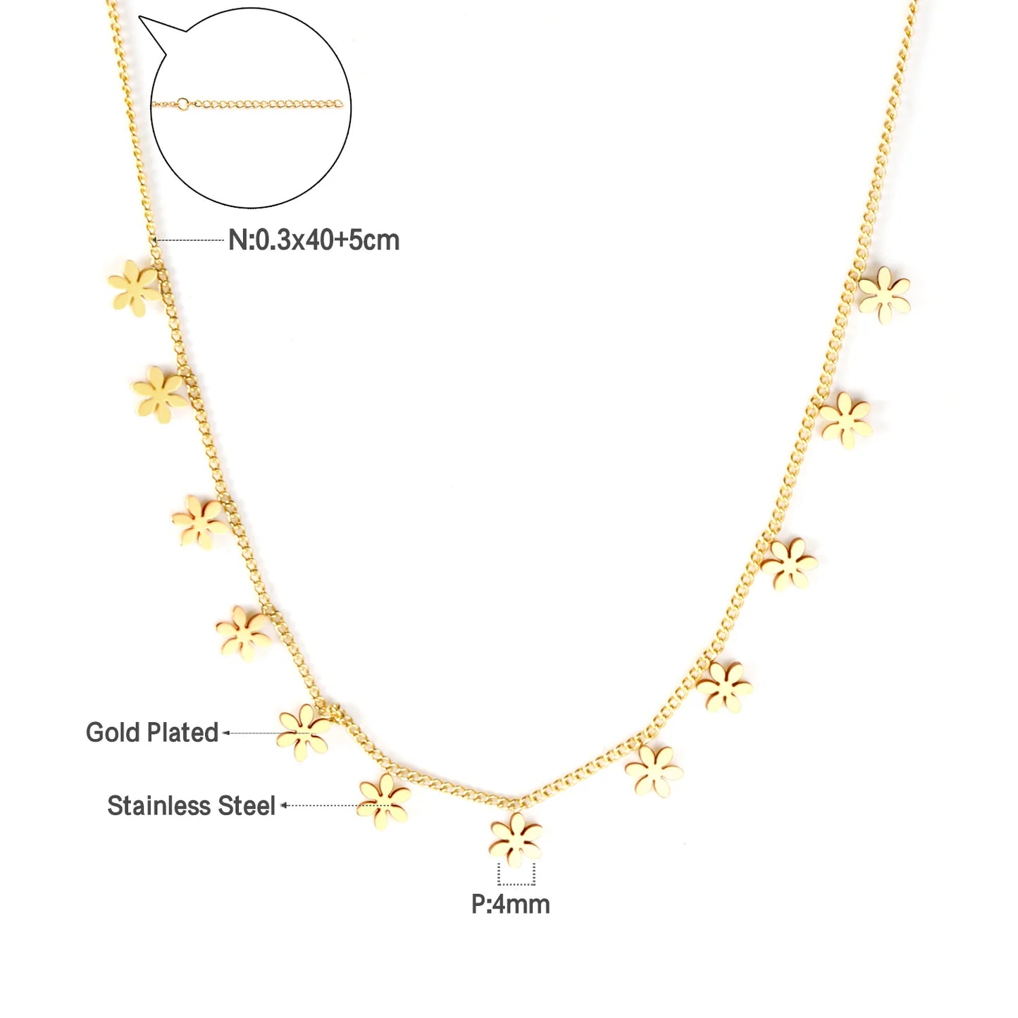 LUXUKISSKIDS Golden Chains Necklaces