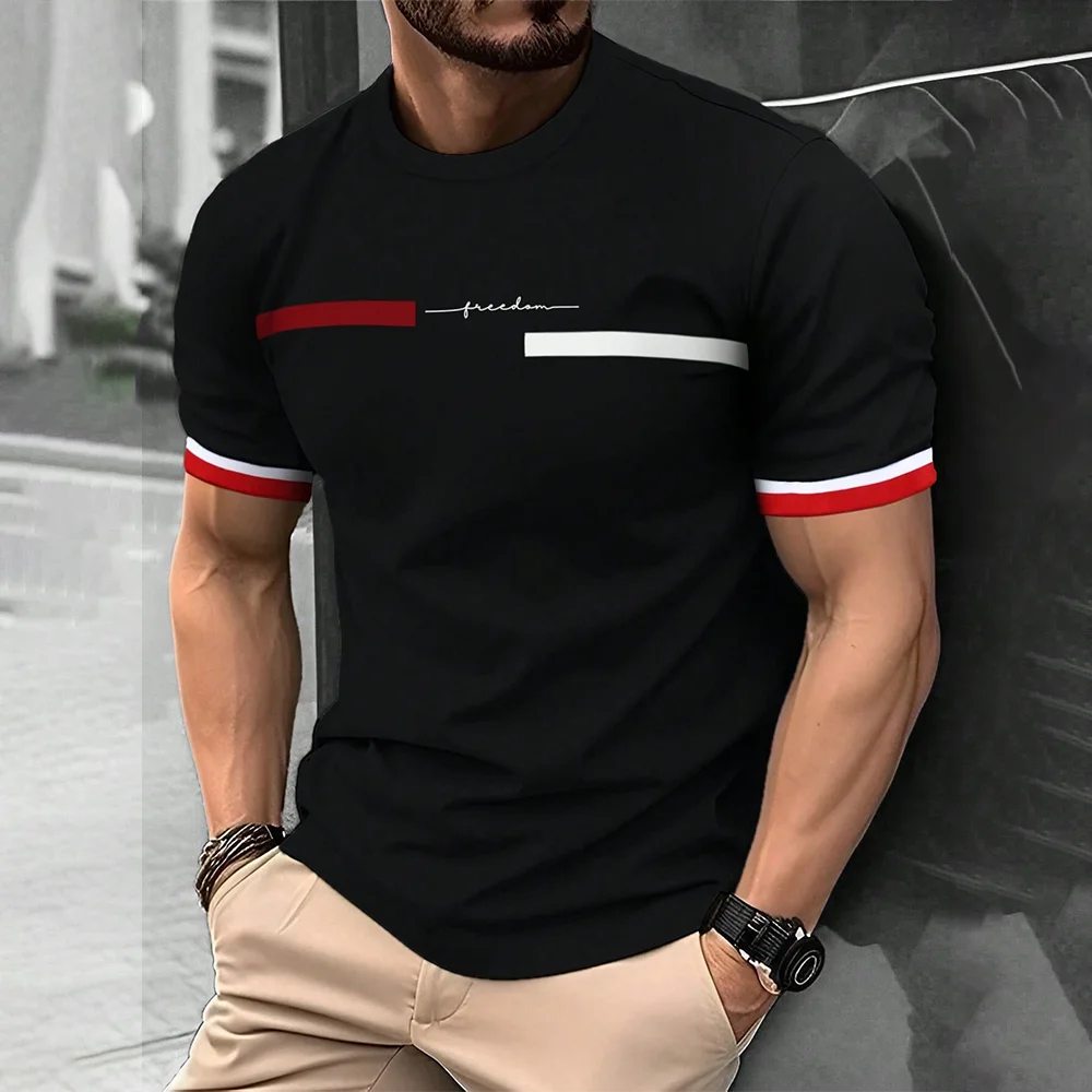 Men's Street T-shirt Summer Men's 3D