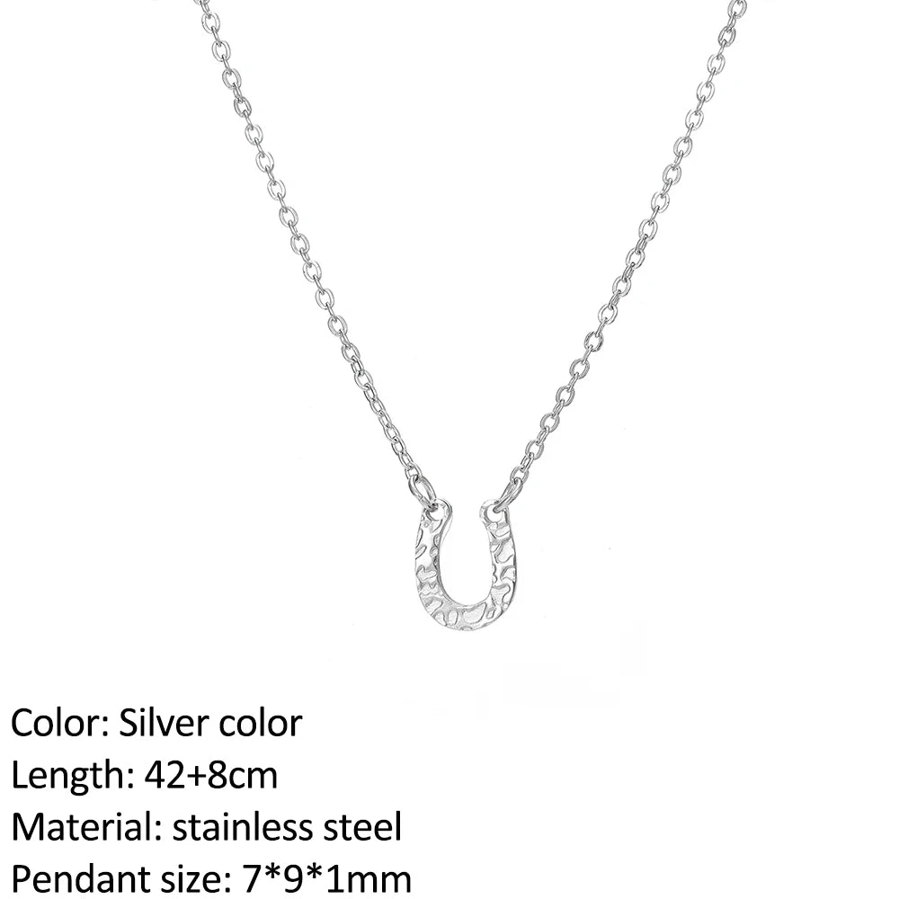 SUNIBI Fashion Stainless Steel Necklace for Woman