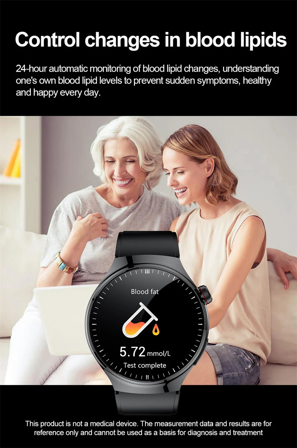 Medical Grade Smart Watch Men Women