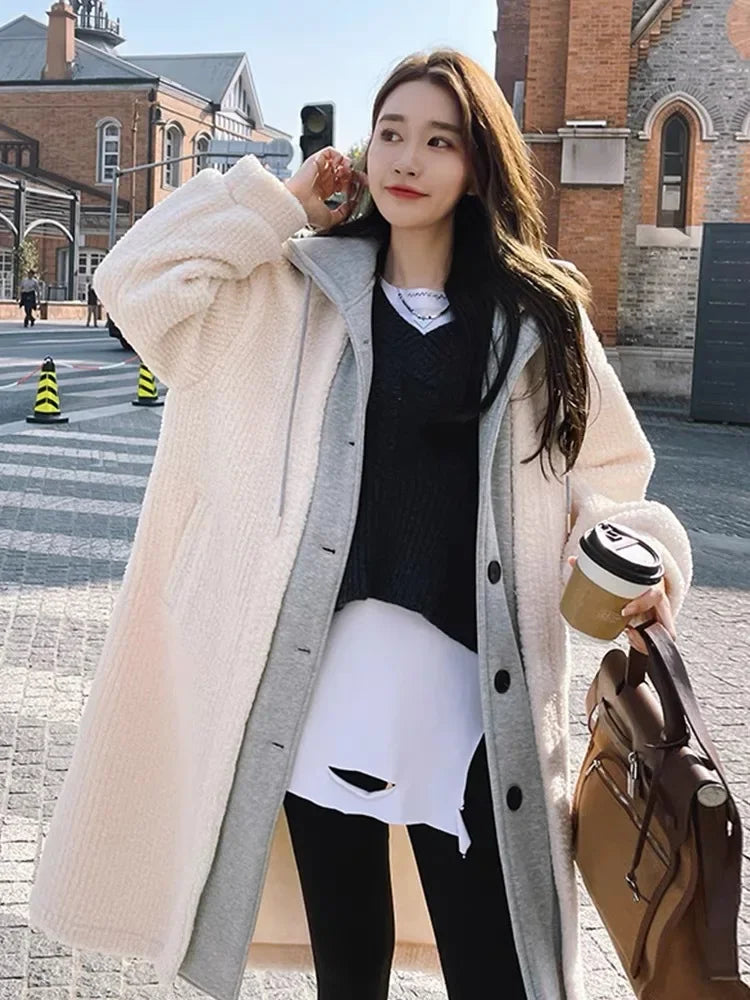 Korean Style Idle Long Cardigan Fashionable Autumn/winter