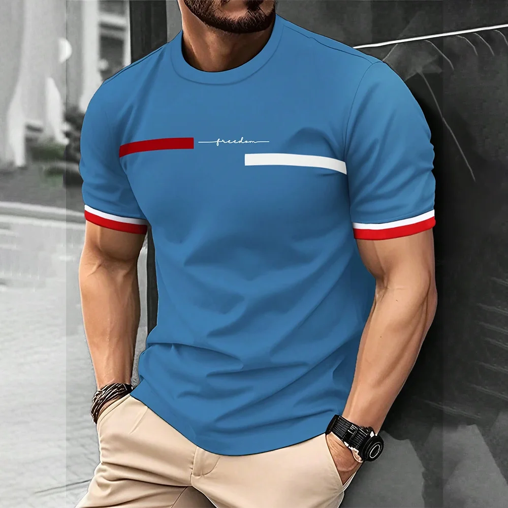 Men's Street T-shirt Summer Men's 3D