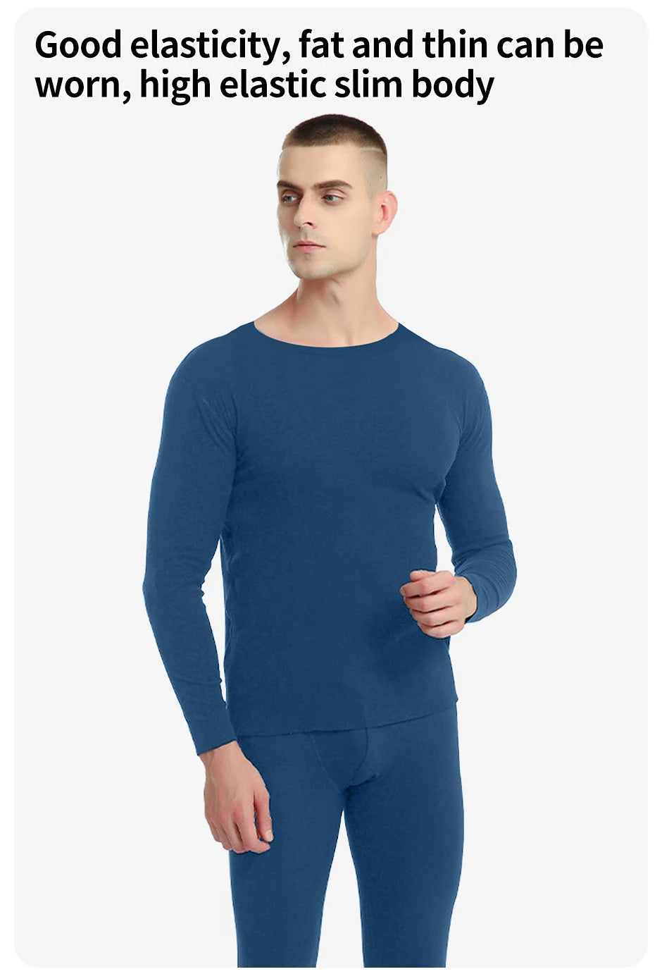 2/4 Piece Men's And Teenagers' Thermal Underwear Set