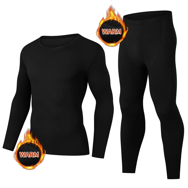 2/4 Piece Men's And Teenagers' Thermal Underwear Set