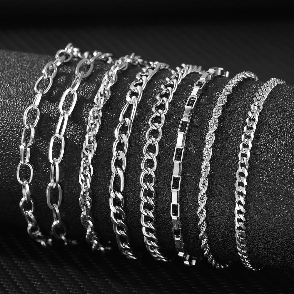 Stainless Steel Bracelet Set