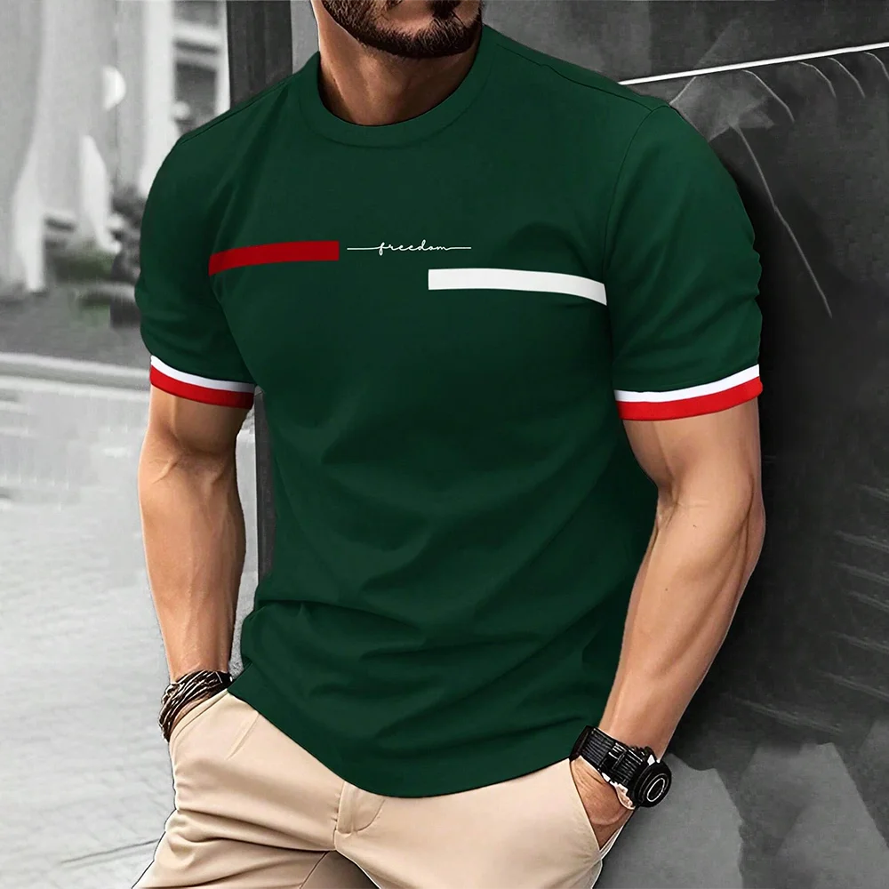 Men's Street T-shirt Summer Men's 3D