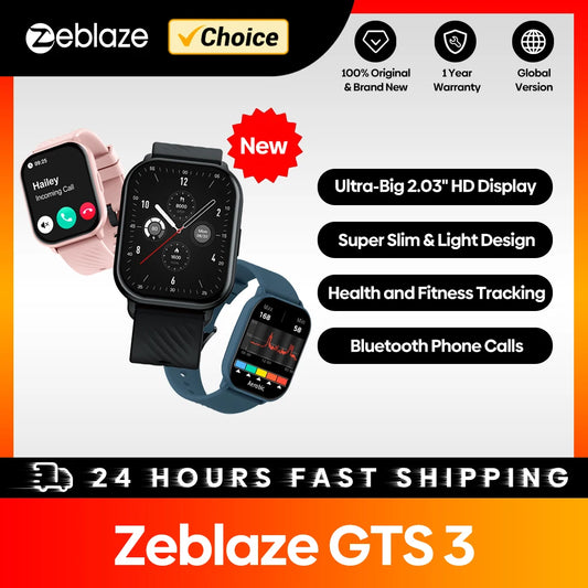 New Zeblaze GTS 3 Voice Calling Smart Watch