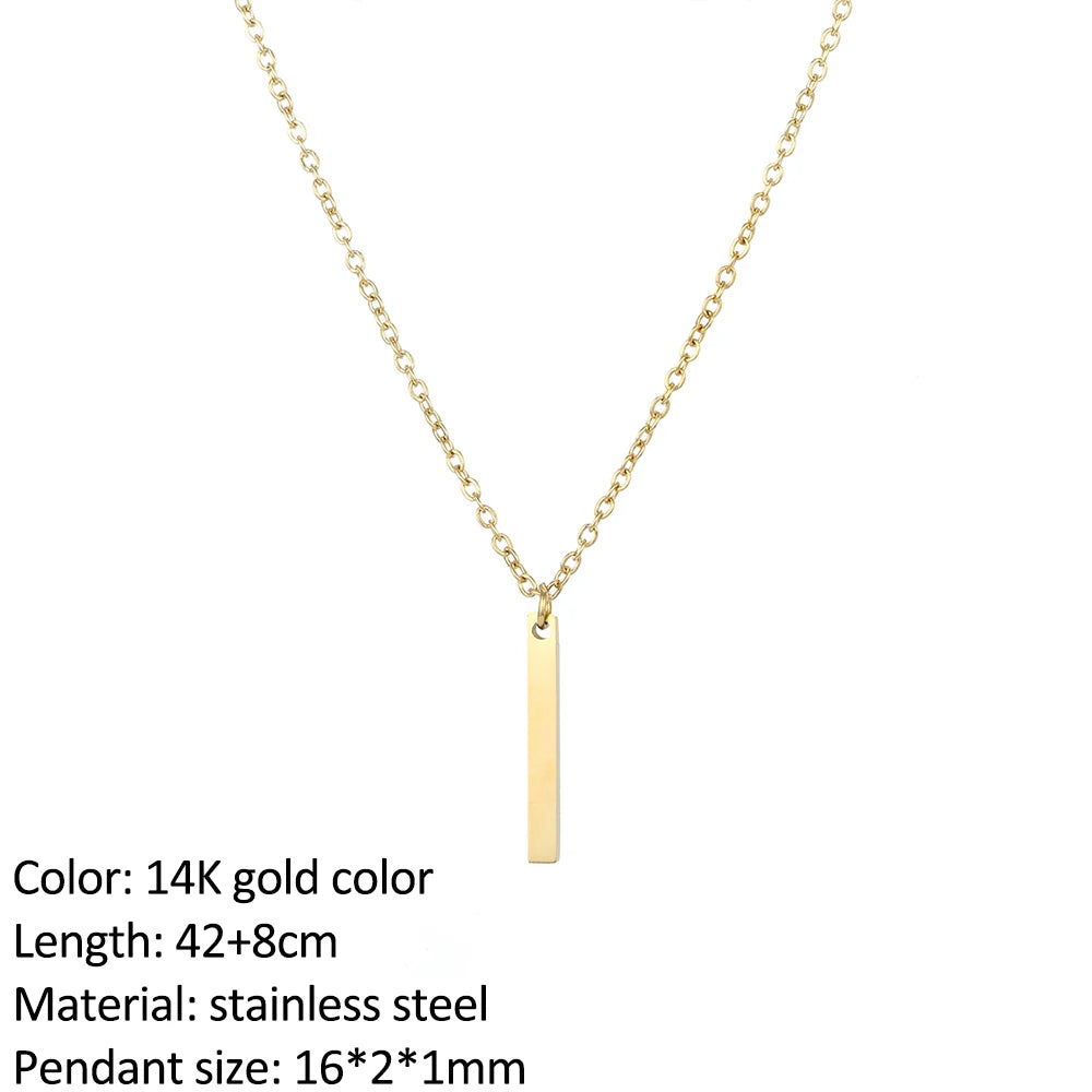 SUNIBI Fashion Stainless Steel Necklace for Woman