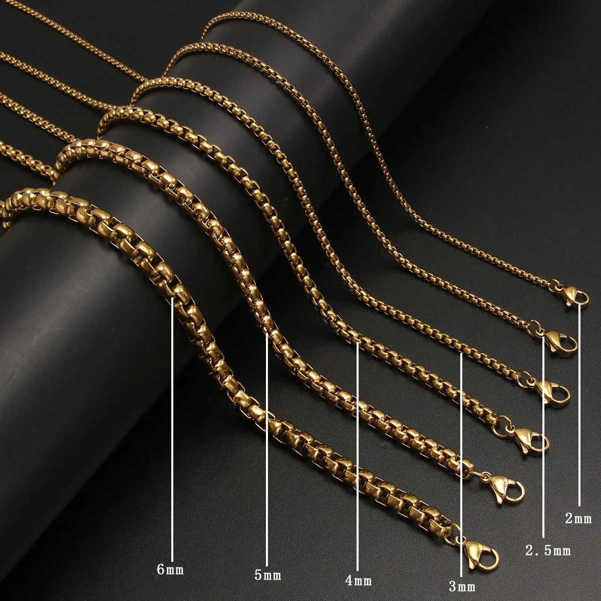 HNSP 316L Stainless Steel Thick Chain Necklace