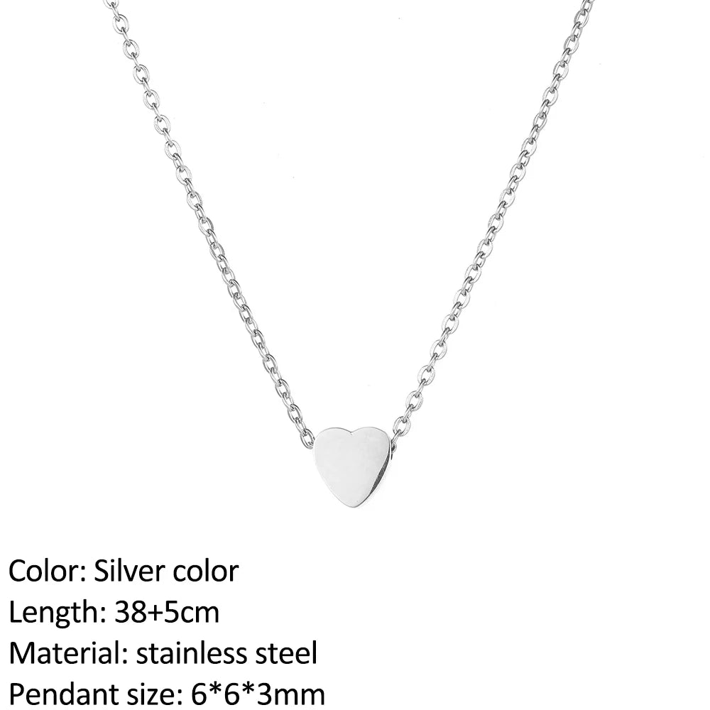 SUNIBI Fashion Stainless Steel Necklace for Woman