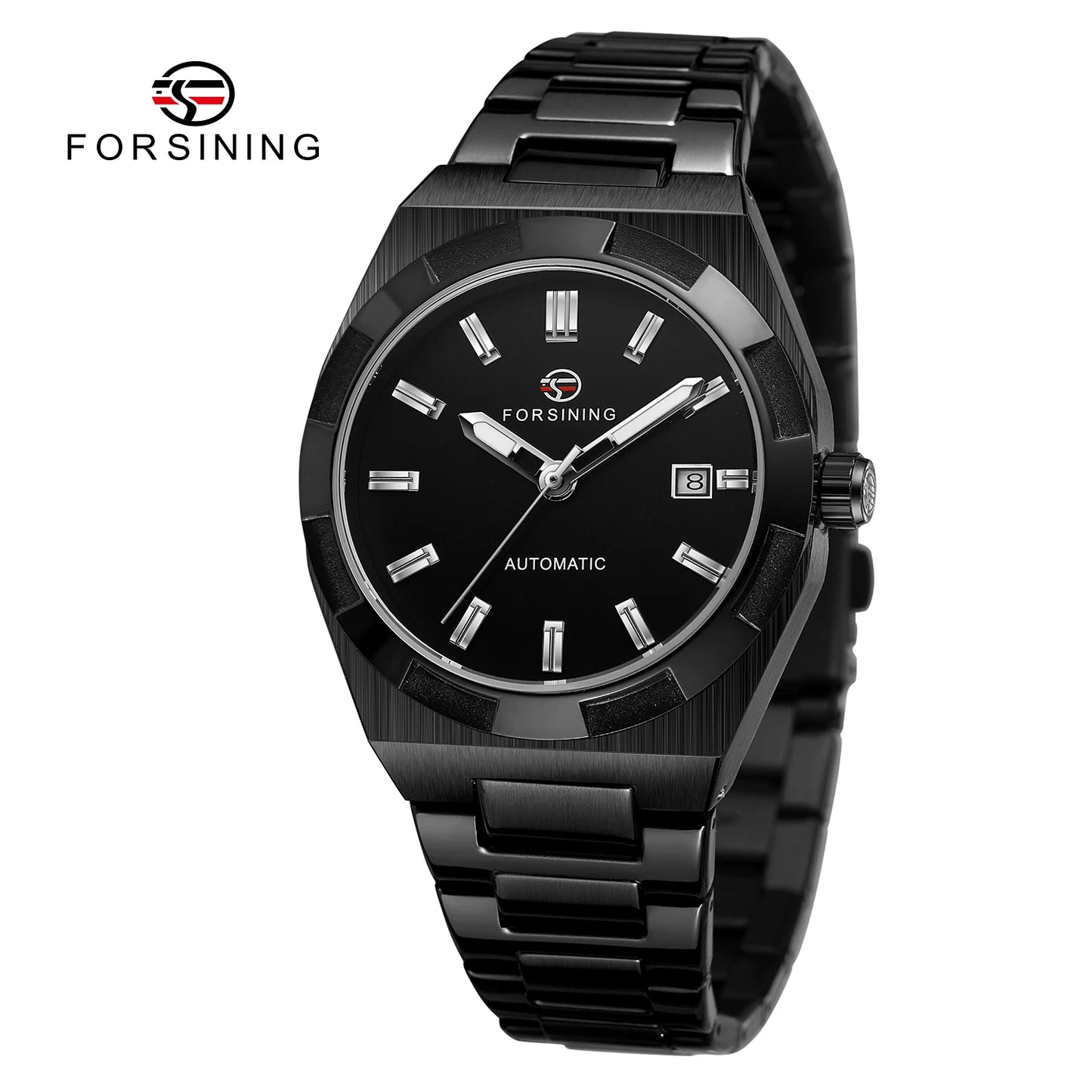 Forsining Design Calendar Automatic Mechanical Men Wristwatch Military Male Clock High End Luxury Brand Waterproof Man Watch