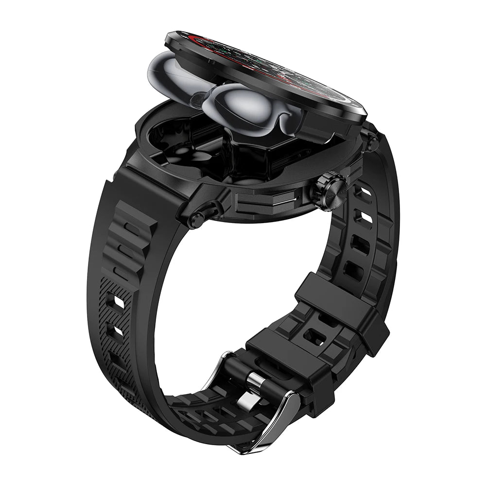 TWS 2 in 1 Full screen touch Smart Watch Bracelet Bluetooth